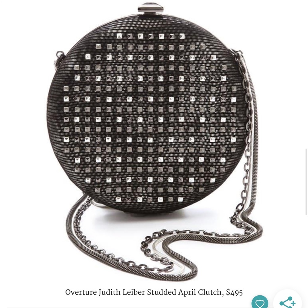 Judith leiber studded April clutch